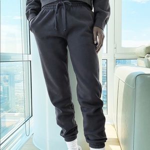 black TNA boyfriend sweatpants